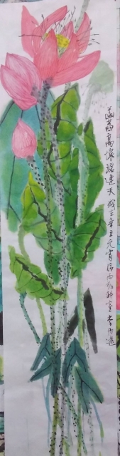 菡萏高懷碧連天