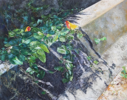 昵在
